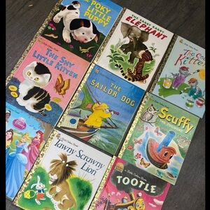 A Little Golden Book Collection - Classic Kids Stories - 9 Books